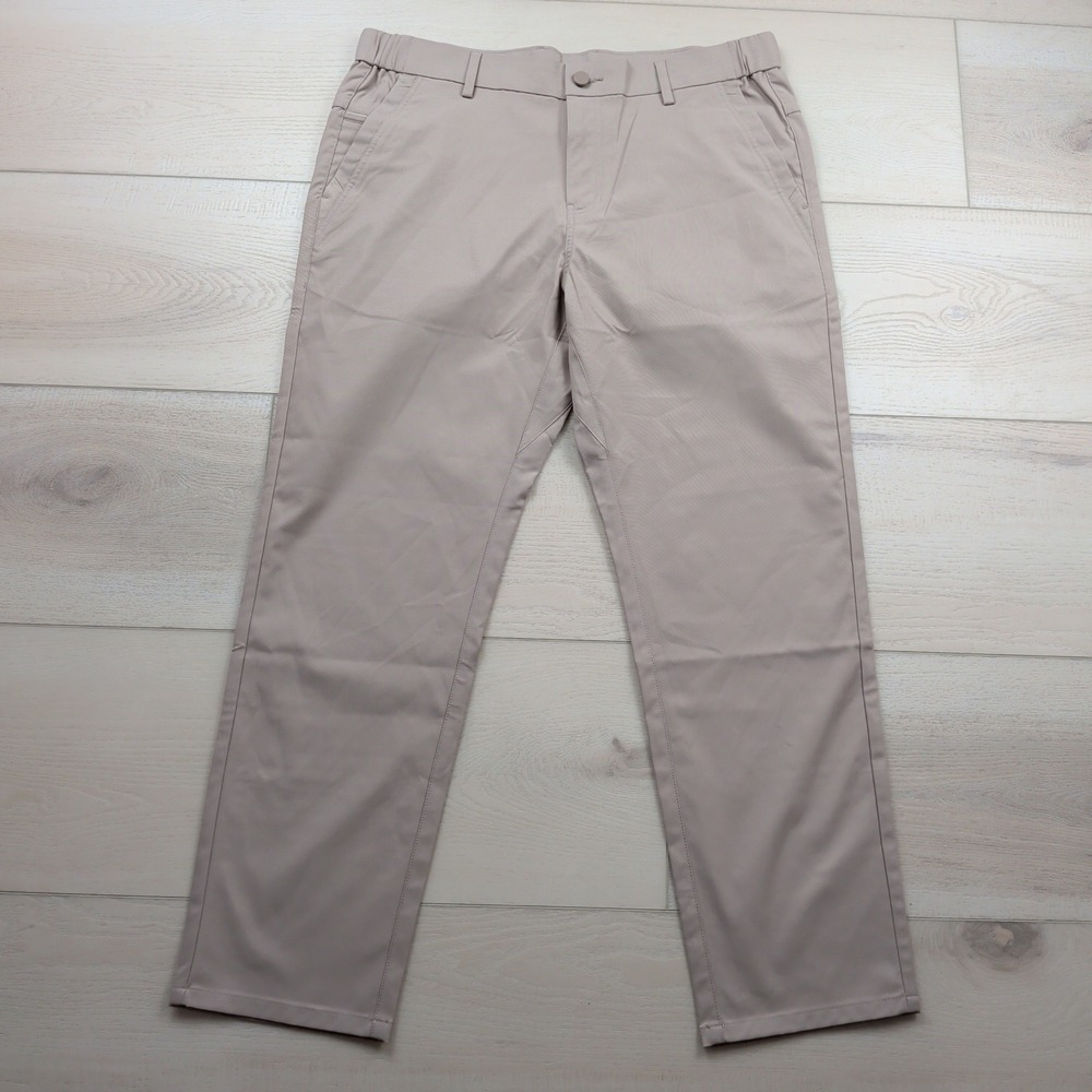 Jack Archer Performance Pants Mens 33x28 (Tag is 33x27) Oak Khaki Straight Fit